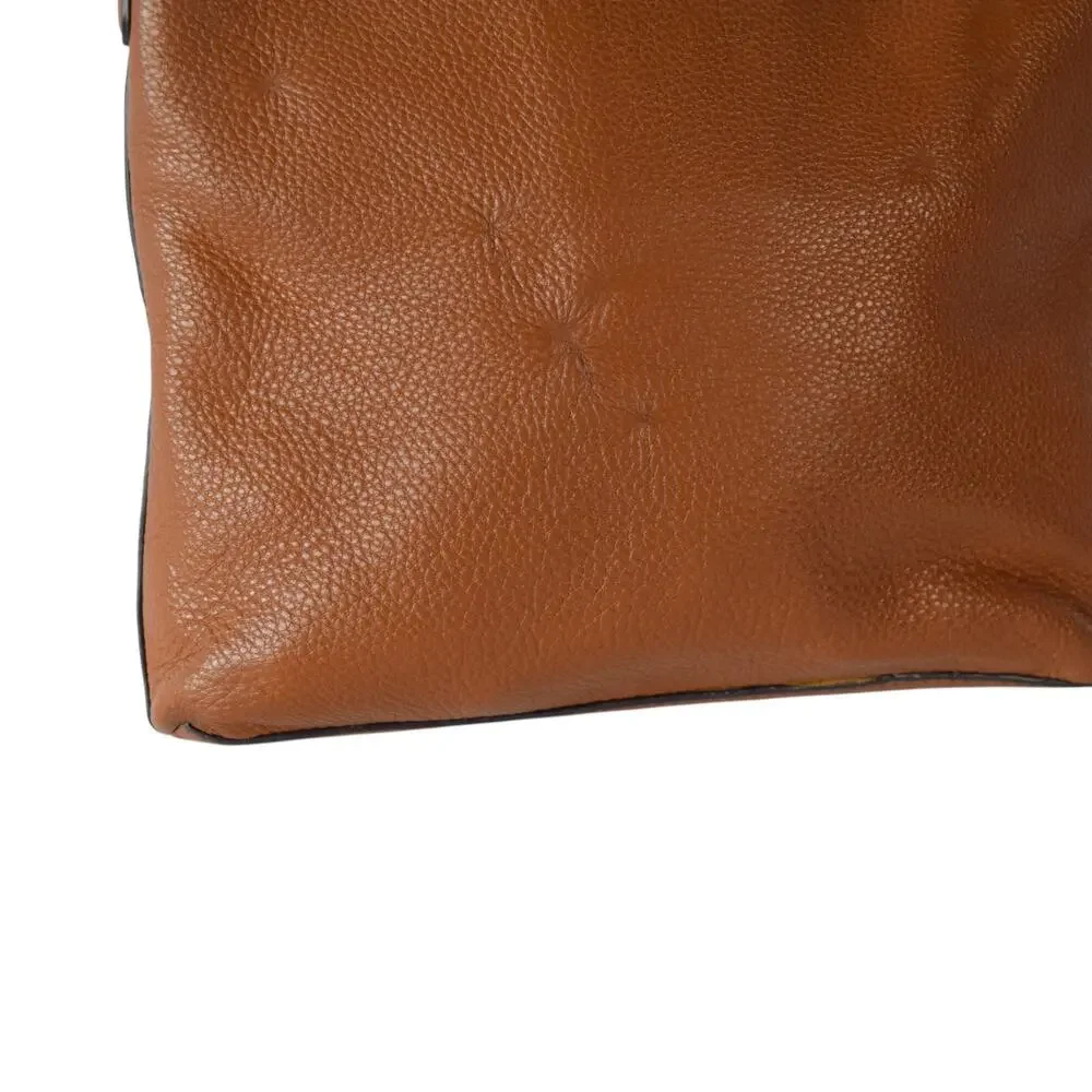 Kate Spade New York Brown Pebbled Leather Crossbody Bag